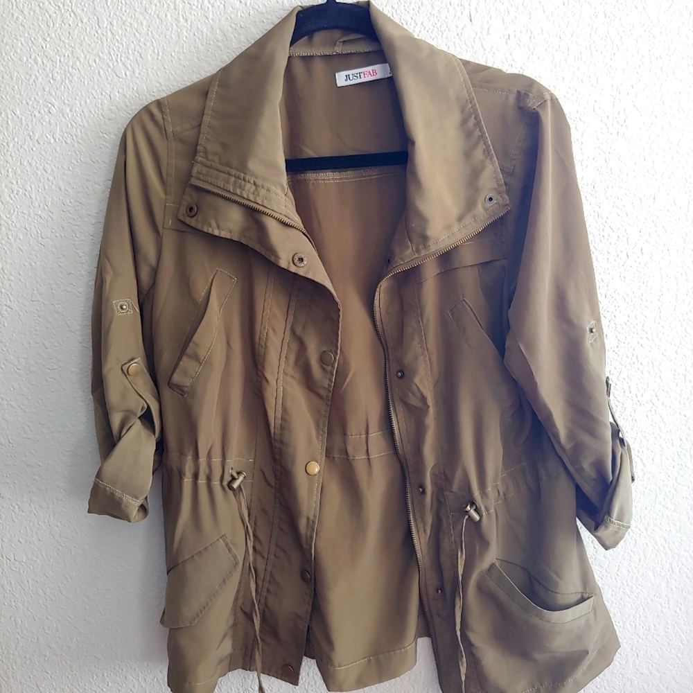Olive Green JustFab Jacket
